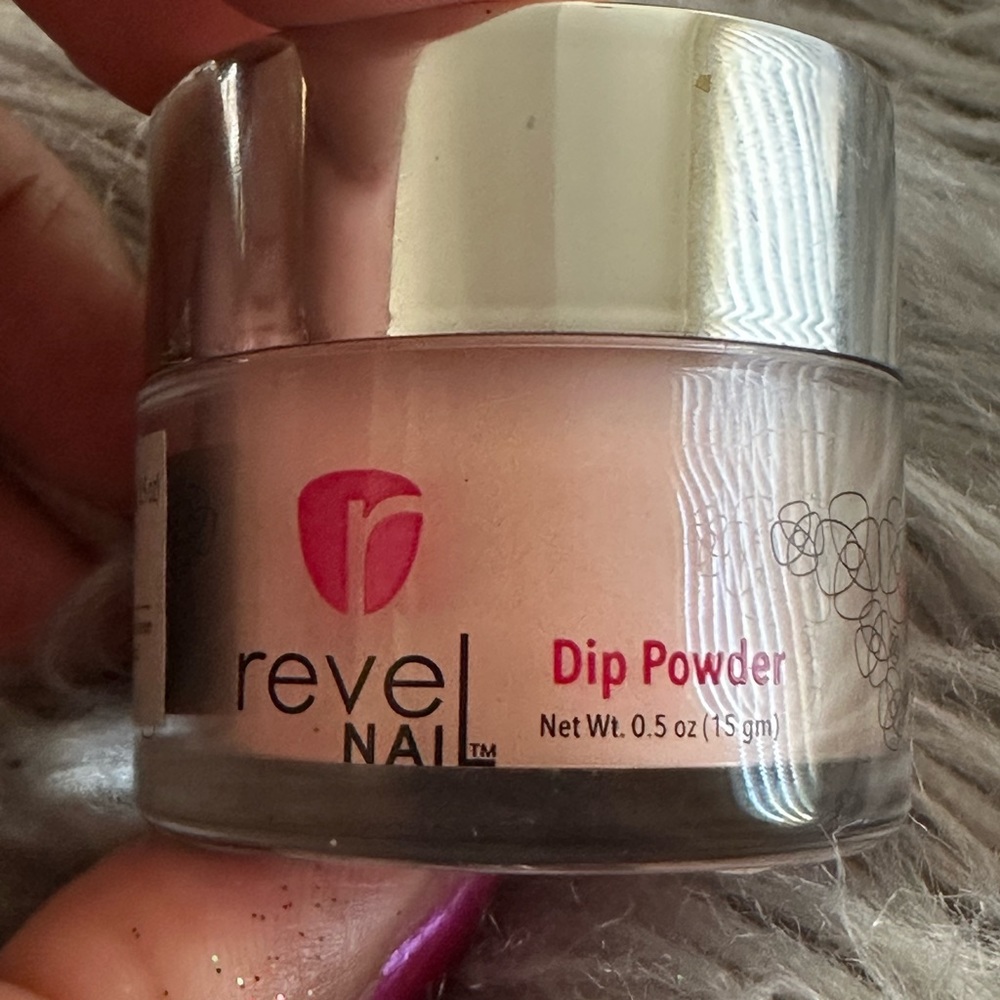 Revel Nail SUN ISLAND PEACH CRÈME DIP POWDER 0.5 oz